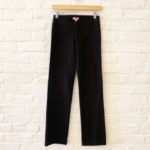 Lilly Pulitzer || Ponte Knit Work Travel Dress Pants Black 0